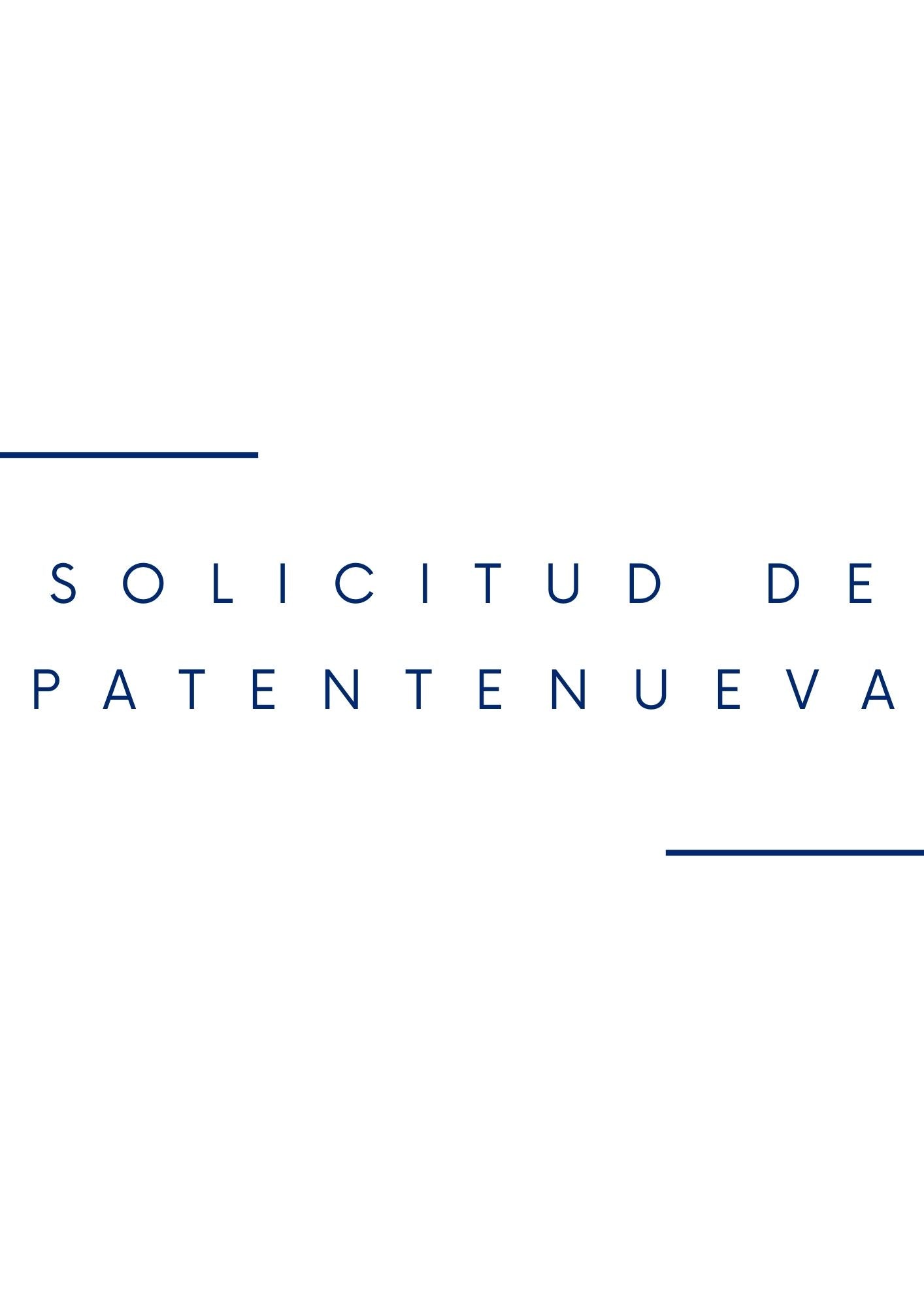 Solicitud de Patente Nueva