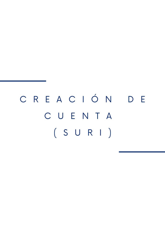 Creación Cuenta SURI