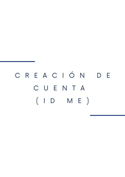 Creacion de Cuenta de ID ME