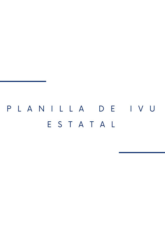 Planilla de IVU Estatal