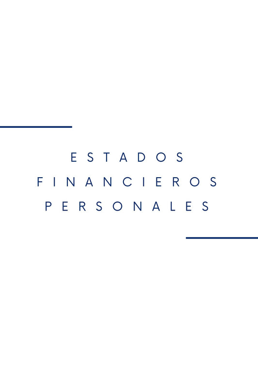 Estados Financieros - Personales