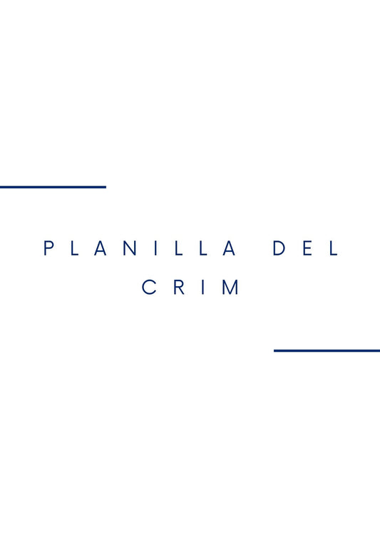 Planilla del CRIM